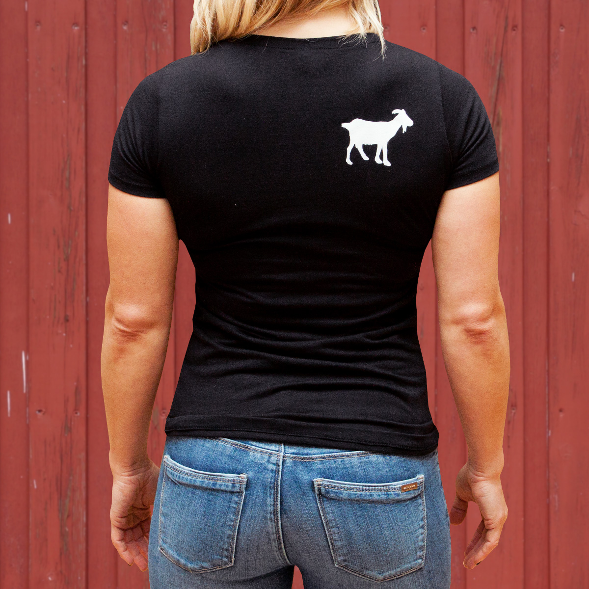 The Goat Women’s V-neck Tee – Hampton Edition – The Goat Bar and Grill ...